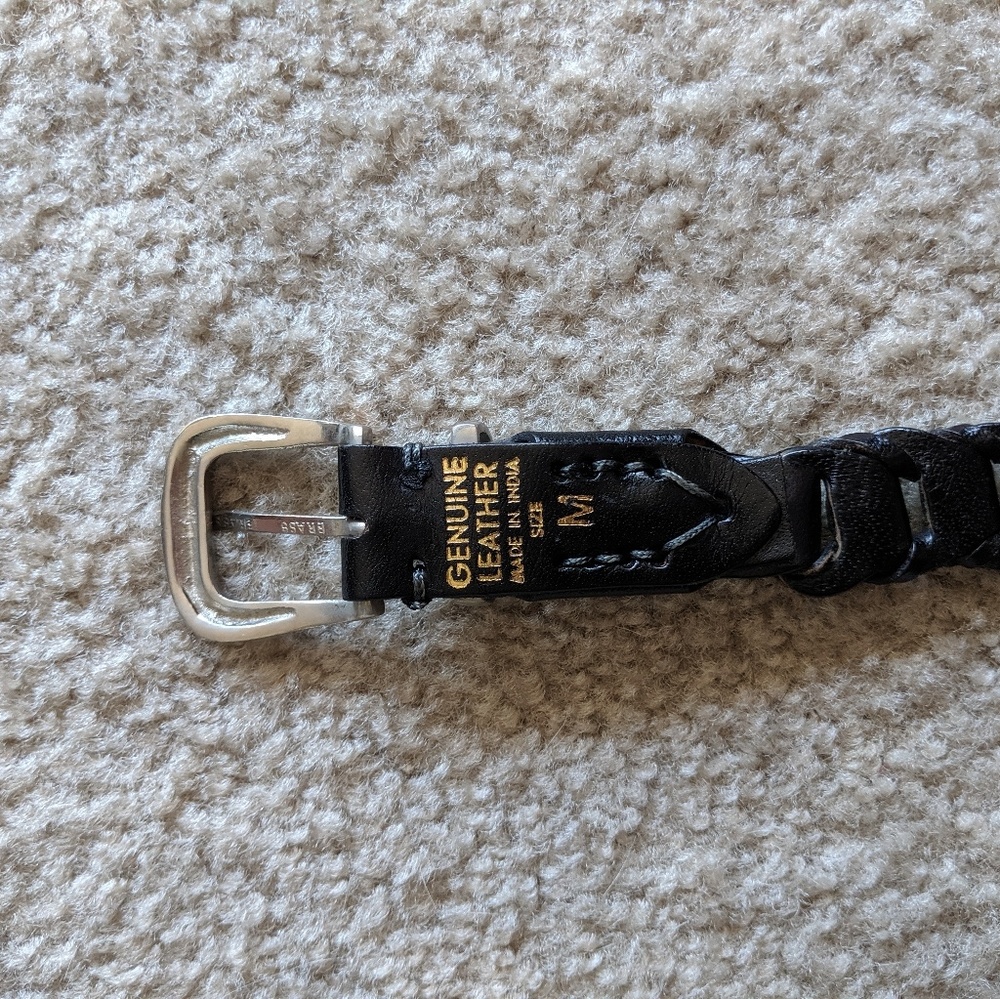 Black Leather Belt